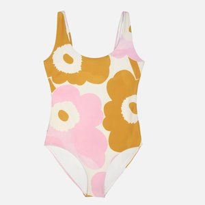 Marimekko Agnethe Unikko Floral Swimsuit XL New!